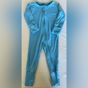 Little Sleepies Bamboo Footie Pajamas - Blue